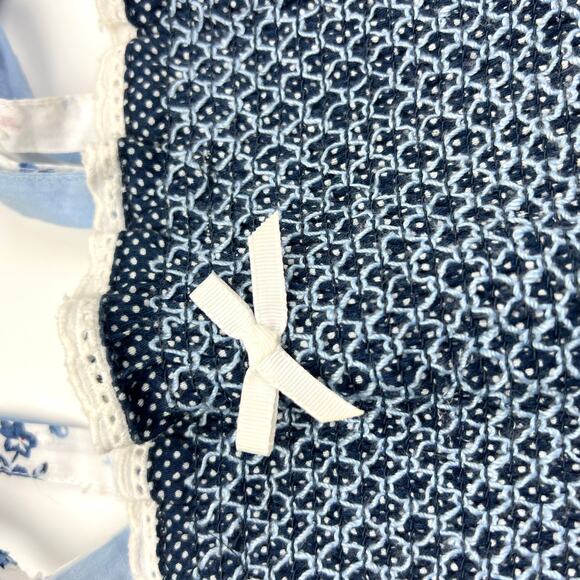 Well Dressed Wolf Liberty Navy Dot Romper Jumpsuit - Picture 3 of 7
